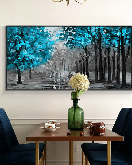 Romantic Stroll: A Path to Love Romantic Moment Wall Poster 