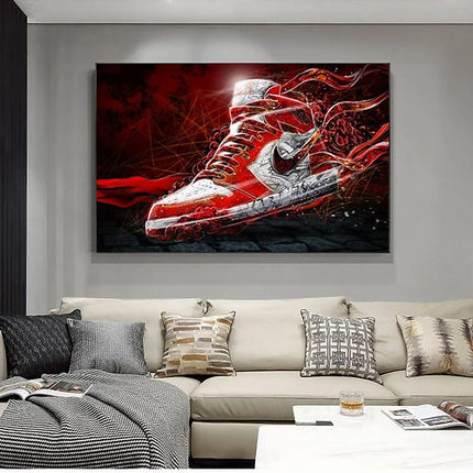 Sneaker Artistry: Air Jordan OG Classic Art Print Wall Poster