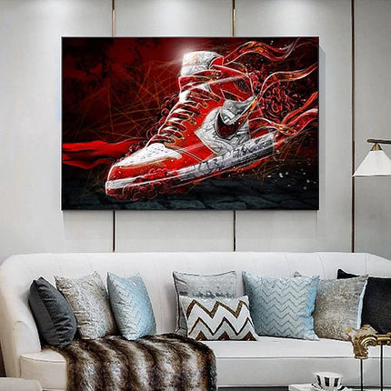 Sneaker Artistry: Air Jordan OG Classic Art Print Wall Poster