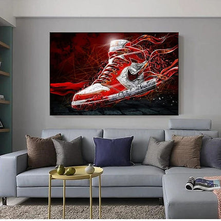 Sneaker Artistry: Air Jordan OG Classic Art Print Wall Poster