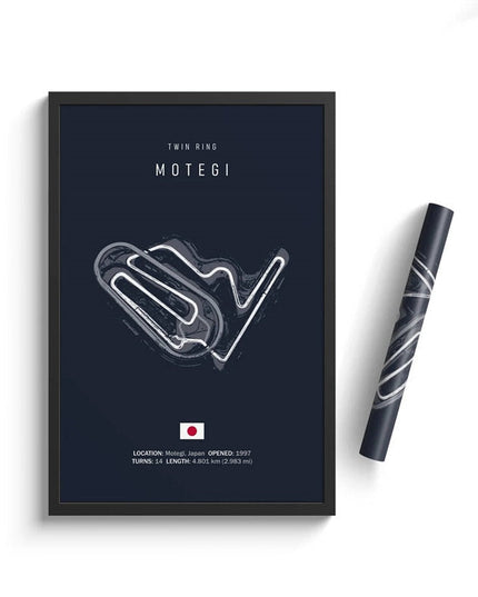 Speed and Precision: F1 Formula 1 Track Circuit Wall Poster 
