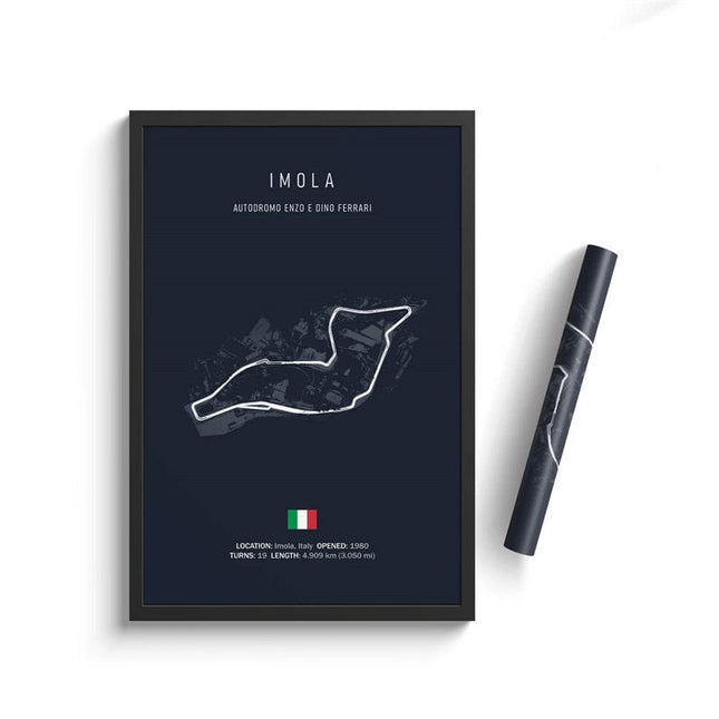 Speed and Precision: F1 Formula 1 Track Circuit Wall Poster 