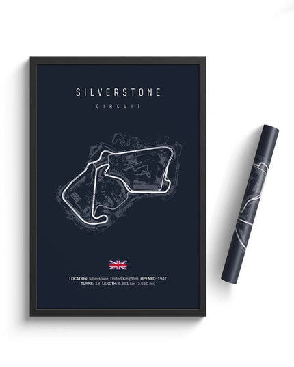 Speed and Precision: F1 Formula 1 Track Circuit Wall Poster 