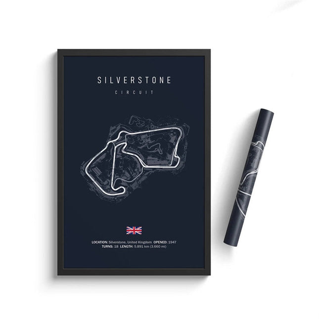 Speed and Precision: F1 Formula 1 Track Circuit Wall Poster 