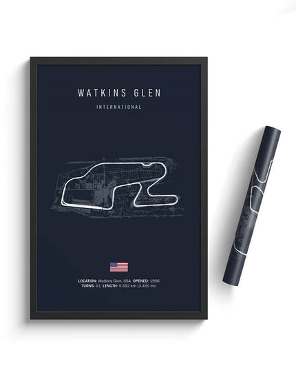 Speed and Precision: F1 Formula 1 Track Circuit Wall Poster 