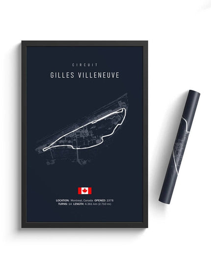 Speed and Precision: F1 Formula 1 Track Circuit Wall Poster 
