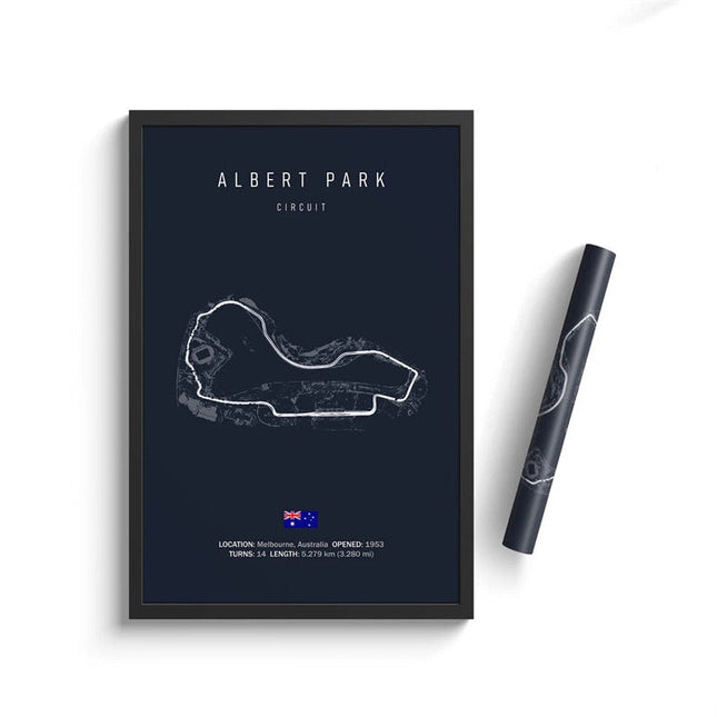 Speed and Precision: F1 Formula 1 Track Circuit Wall Poster 