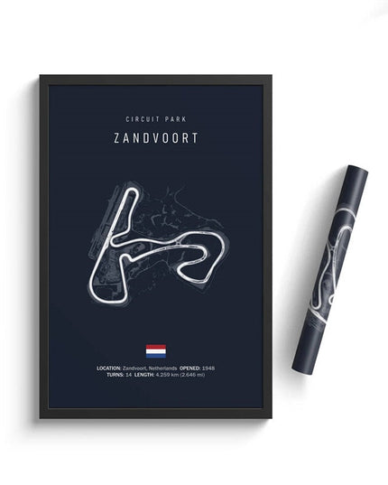 Speed and Precision: F1 Formula 1 Track Circuit Wall Poster 