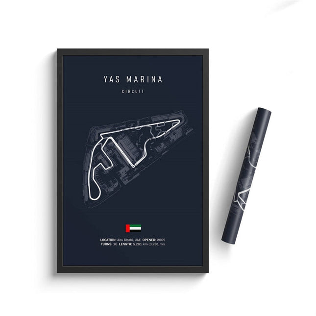 Speed and Precision: F1 Formula 1 Track Circuit Wall Poster 