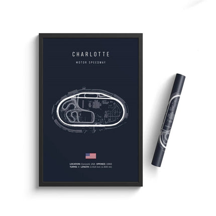 Speed and Precision: F1 Formula 1 Track Circuit Wall Poster 