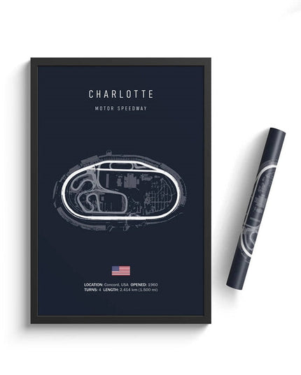 Speed and Precision: F1 Formula 1 Track Circuit Wall Poster 