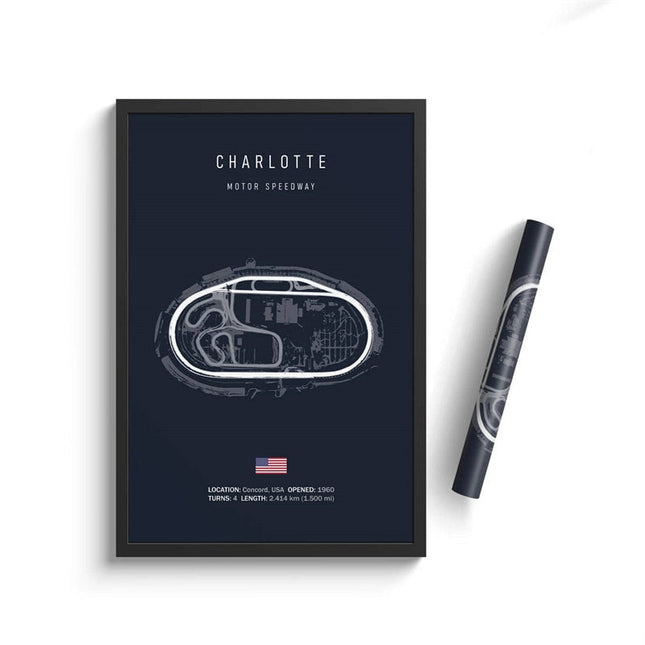 Speed and Precision: F1 Formula 1 Track Circuit Wall Poster 