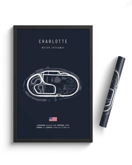 Speed and Precision: F1 Formula 1 Track Circuit Wall Poster 