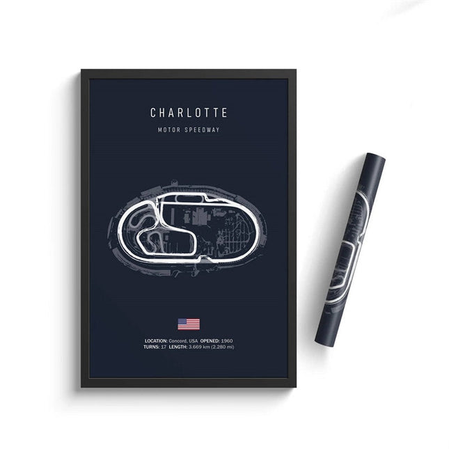 Speed and Precision: F1 Formula 1 Track Circuit Wall Poster 
