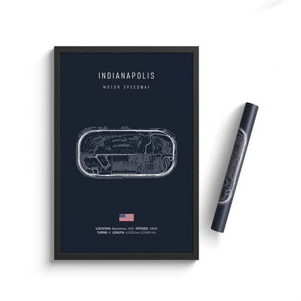 Speed and Precision: F1 Formula 1 Track Circuit Wall Poster 