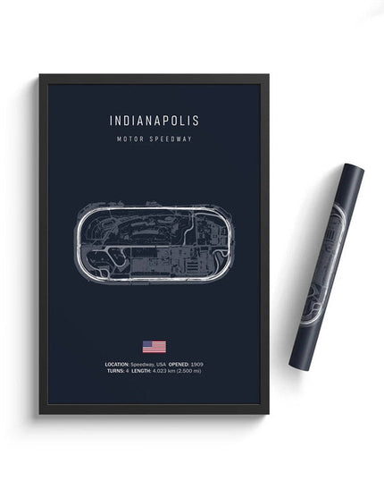 Speed and Precision: F1 Formula 1 Track Circuit Wall Poster 