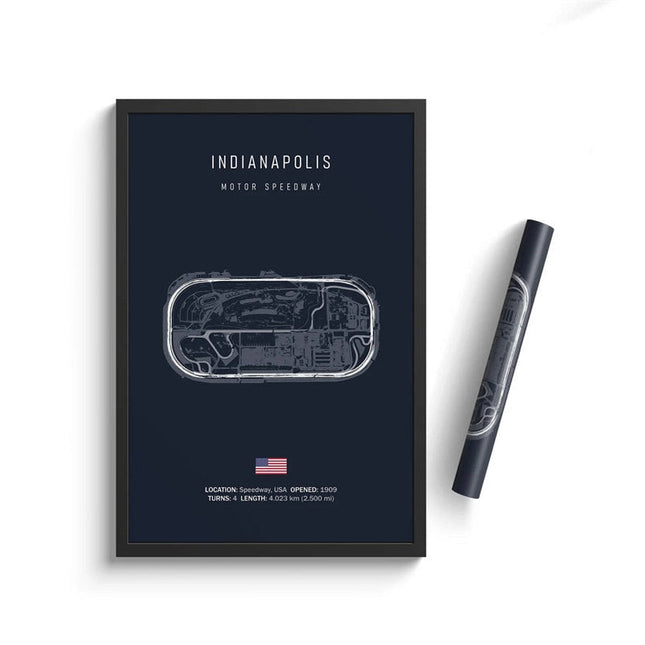 Speed and Precision: F1 Formula 1 Track Circuit Wall Poster 