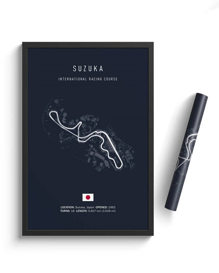 Speed and Precision: F1 Formula 1 Track Circuit Wall Poster 