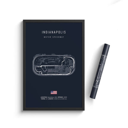 Speed and Precision: F1 Formula 1 Track Circuit Wall Poster 