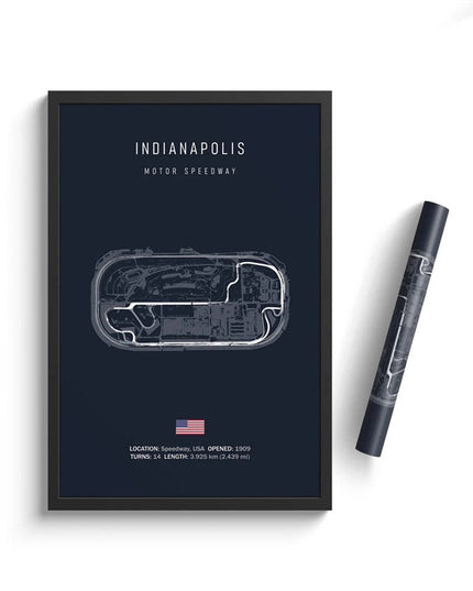 Speed and Precision: F1 Formula 1 Track Circuit Wall Poster 