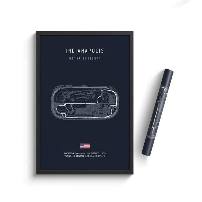 Speed and Precision: F1 Formula 1 Track Circuit Wall Poster 