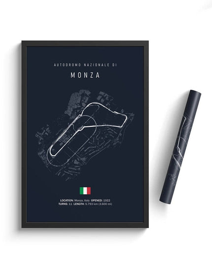 Speed and Precision: F1 Formula 1 Track Circuit Wall Poster 
