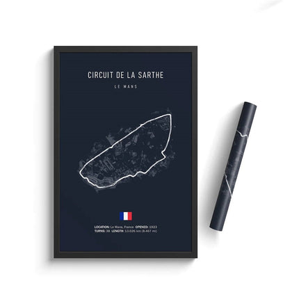 Speed and Precision: F1 Formula 1 Track Circuit Wall Poster 