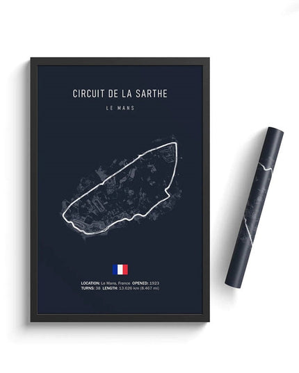 Speed and Precision: F1 Formula 1 Track Circuit Wall Poster 