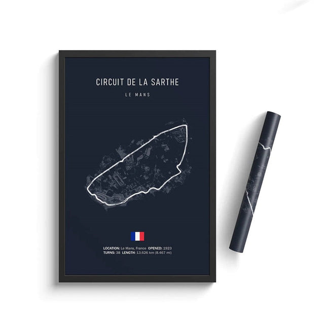 Speed and Precision: F1 Formula 1 Track Circuit Wall Poster 