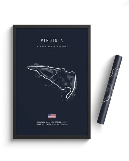 Speed and Precision: F1 Formula 1 Track Circuit Wall Poster 
