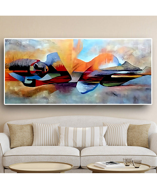 Lord Buddha Abstract Print Wall Poster