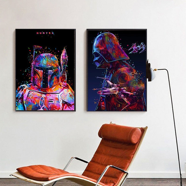 Star Wars Saga: Iconic Characters Decoration Poster 