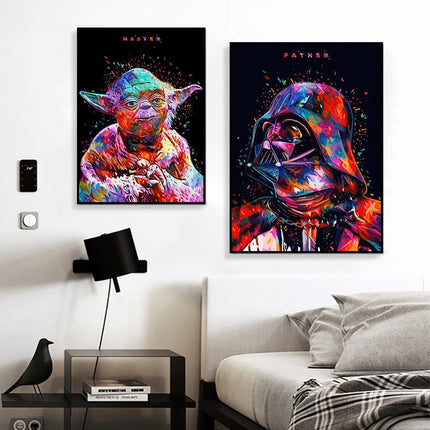 Star Wars Saga: Iconic Characters Decoration Poster 