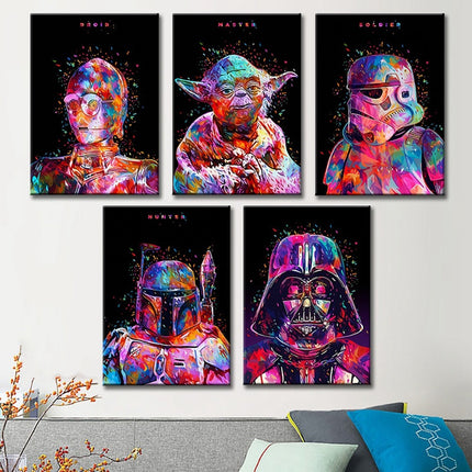 Star Wars Saga: Iconic Characters Decoration Poster 