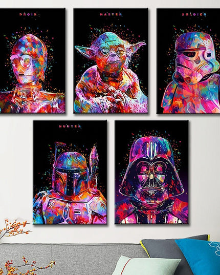 Star Wars Saga: Iconic Characters Decoration Poster 