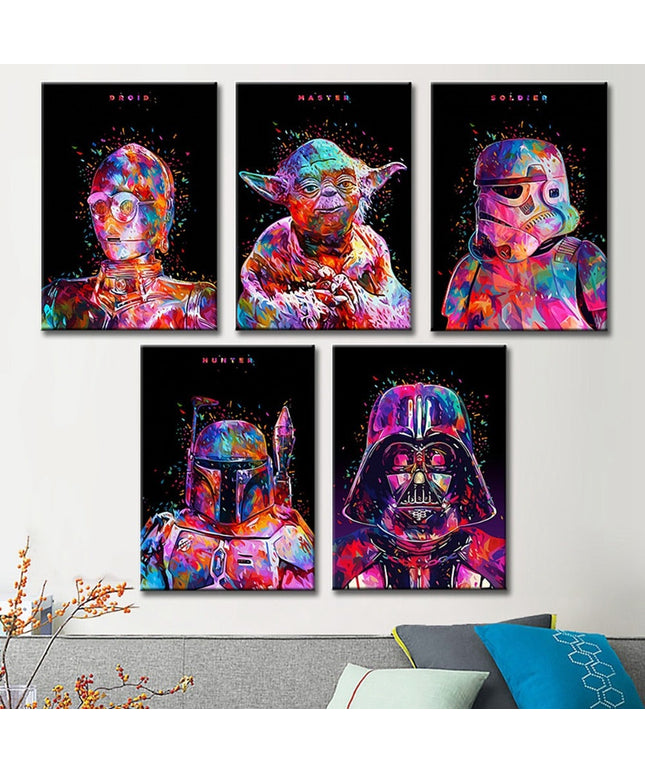 Star Wars Saga: Iconic Characters Decoration Poster 