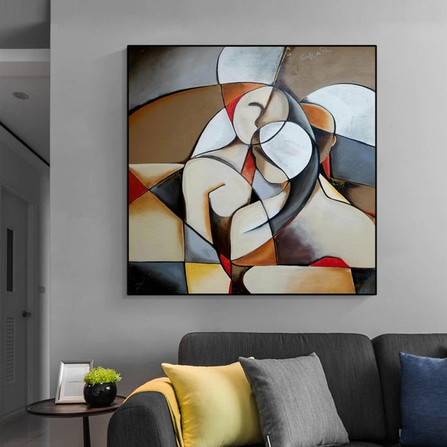 Surreal Reverie: Famous Picasso Abstract Dream Woman Canvas Print 