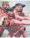 Yue Minjun Laughing Man - J / 12 x 16 inch / 30 x 40 cm