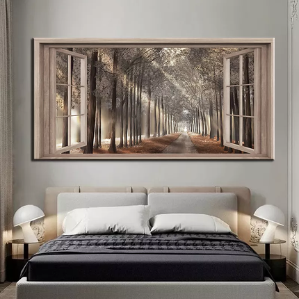 The Path Window Wall Poster