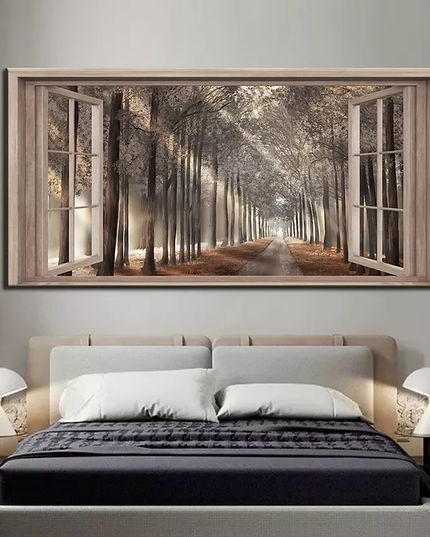 The Path Window Wall Poster