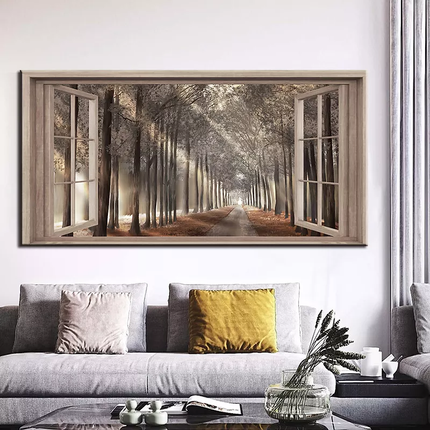 The Path Window Wall Poster