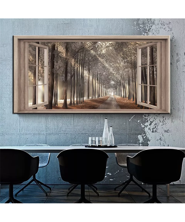 The Path Window Wall Poster