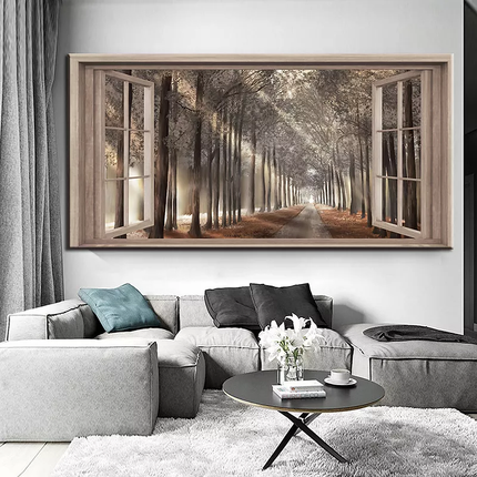 The Path Window Wall Poster