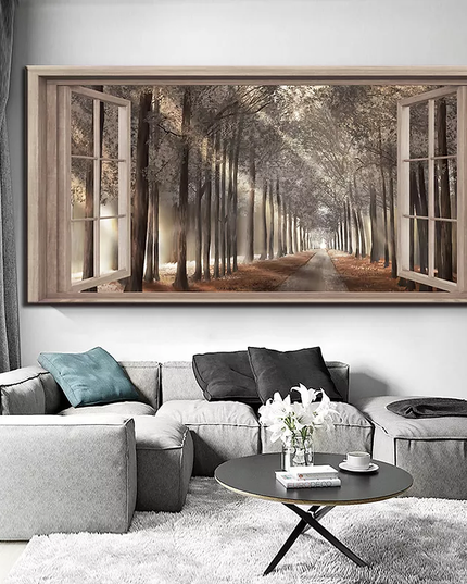 The Path Window Wall Poster