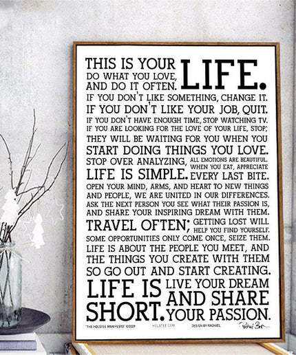 This Is Your Life Wall Poster