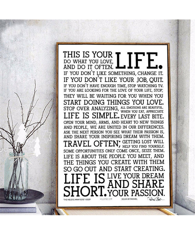 This Is Your Life Wall Poster
