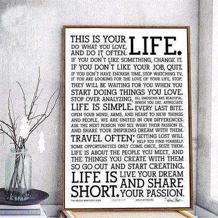 This Is Your Life Wall Poster