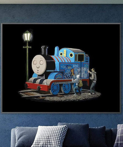Thomas the Tank Engine: Banksy Urban Adventure Wall Poster