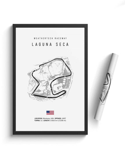 Thrill of the Track: F1 Formula Track Circuit Canvas Poster 