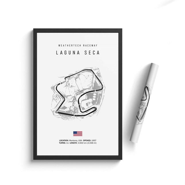 Thrill of the Track: F1 Formula Track Circuit Canvas Poster 